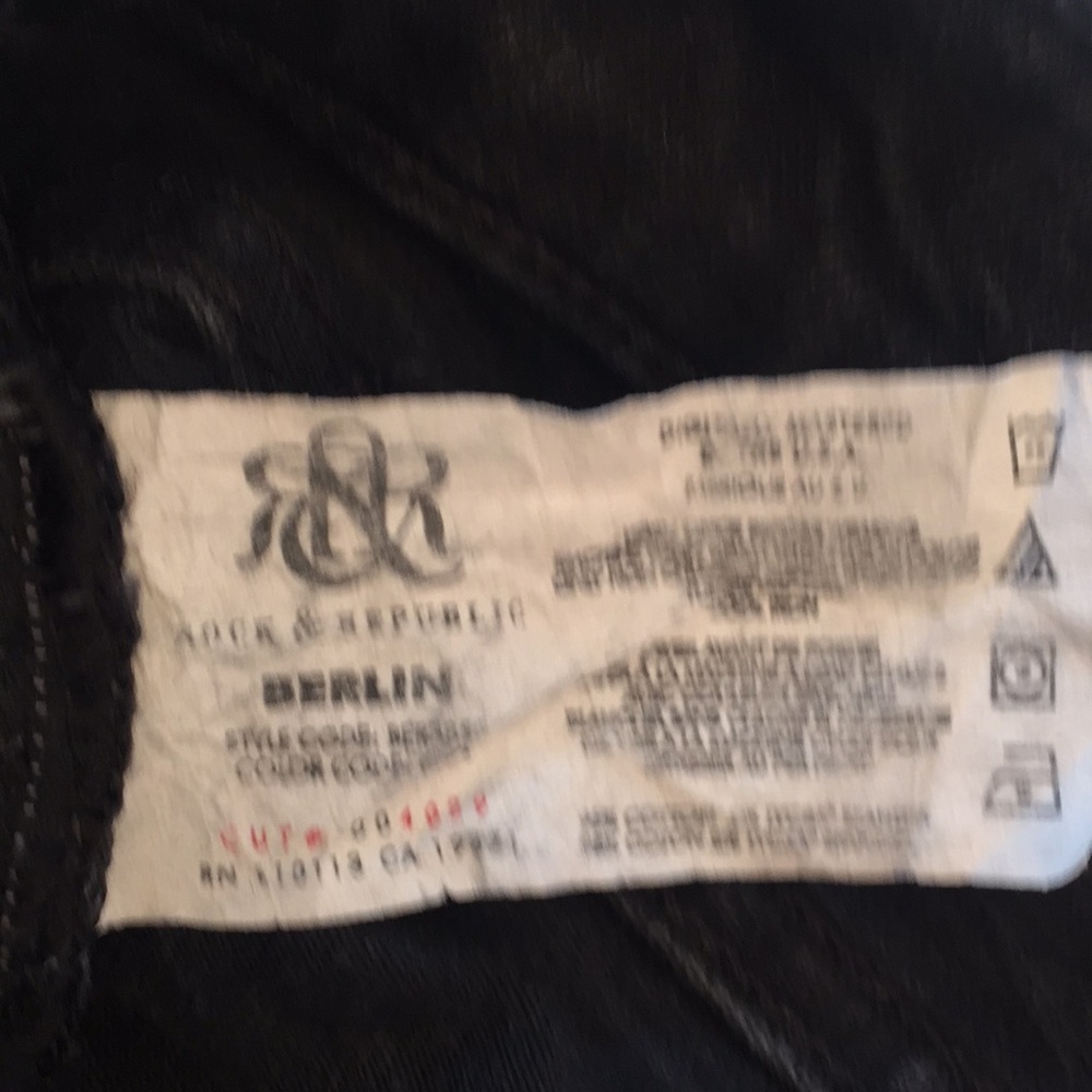 Rock&Republic BlackBerlin stonewashed Jeans size 8 - Picture 6 of 15
